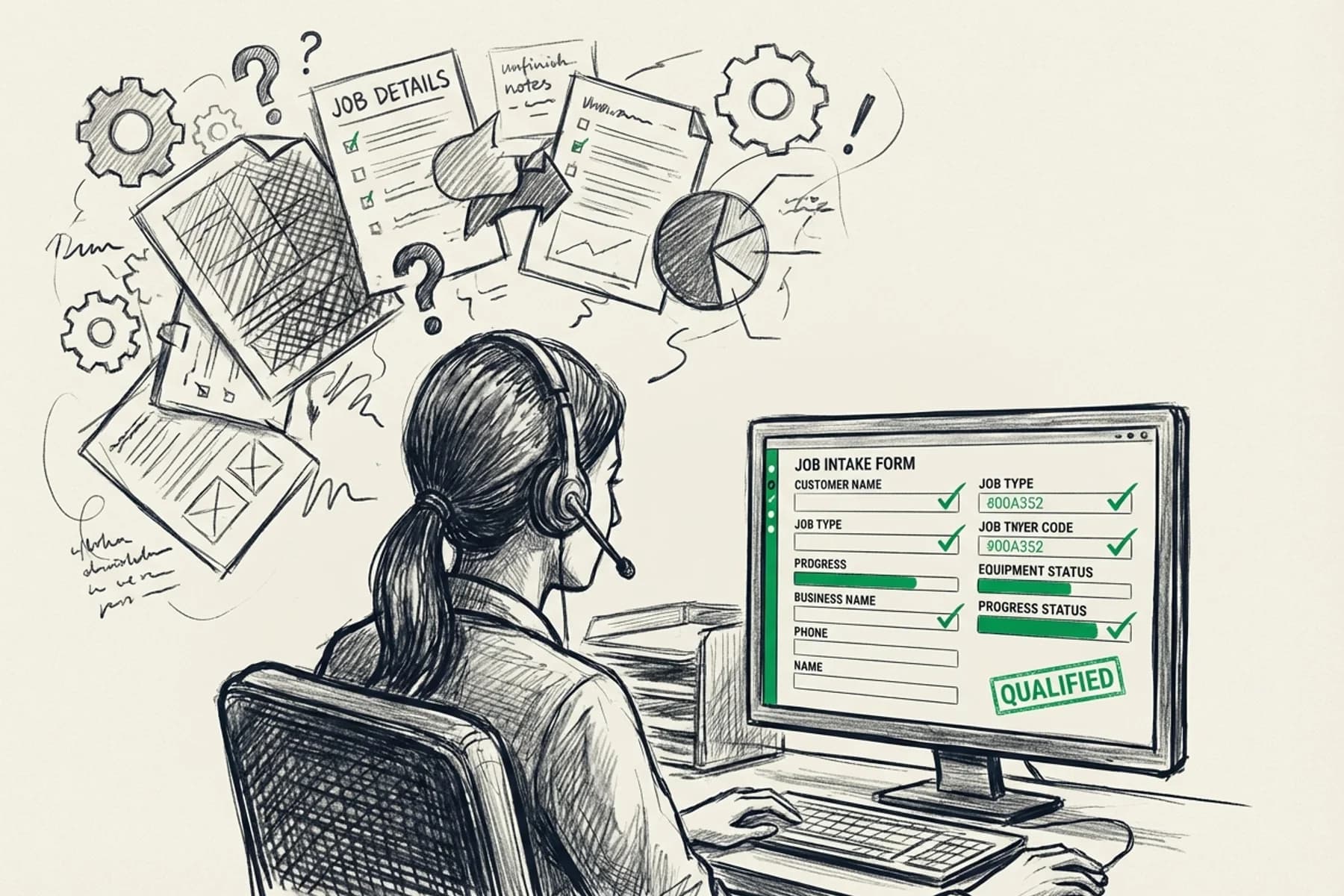 FSM Software Isn't Broken—Your Call Intake Is | Blog Thumbnail | Tradesly AI Insights