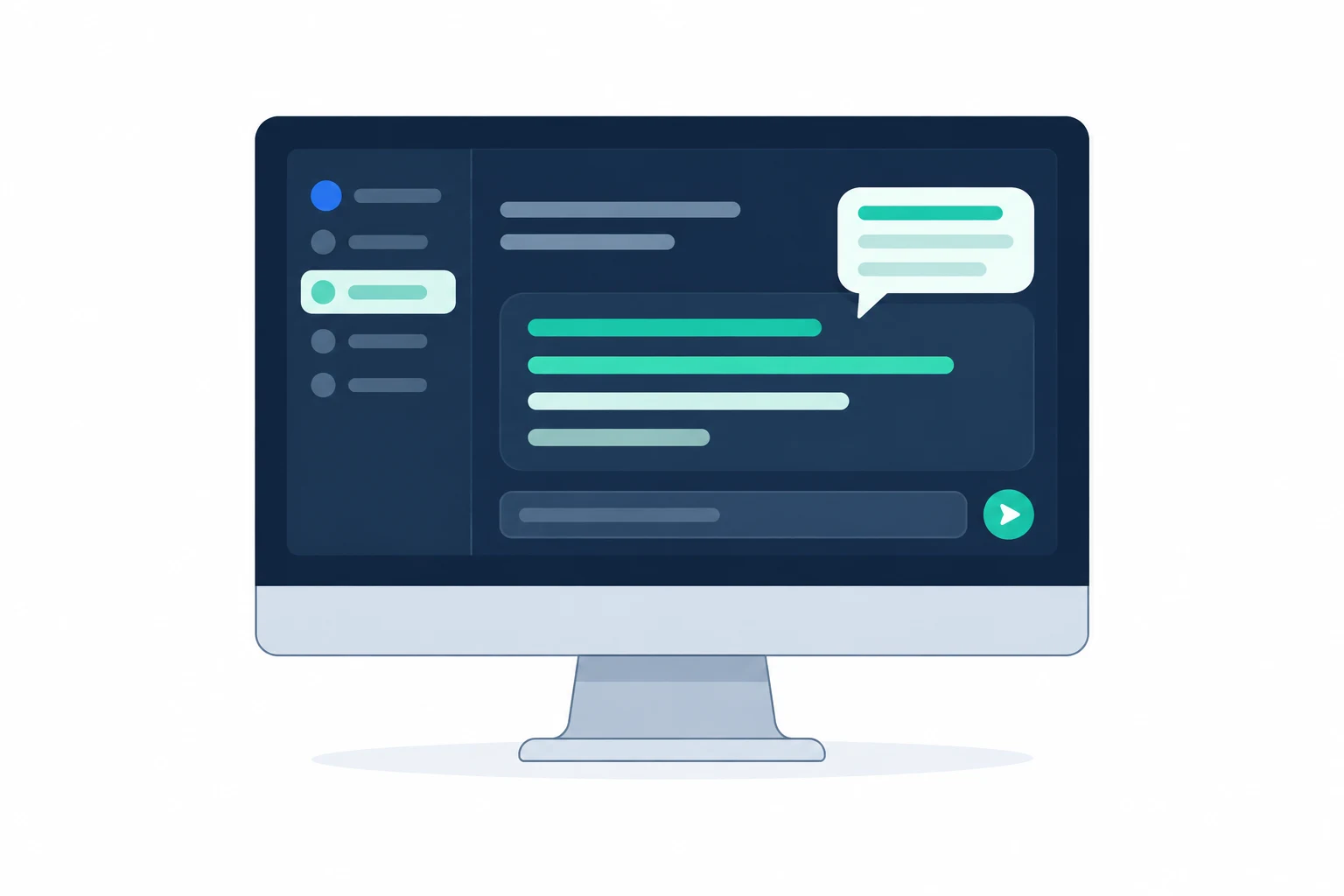 A monitor presents clear on-screen coaching guidance.