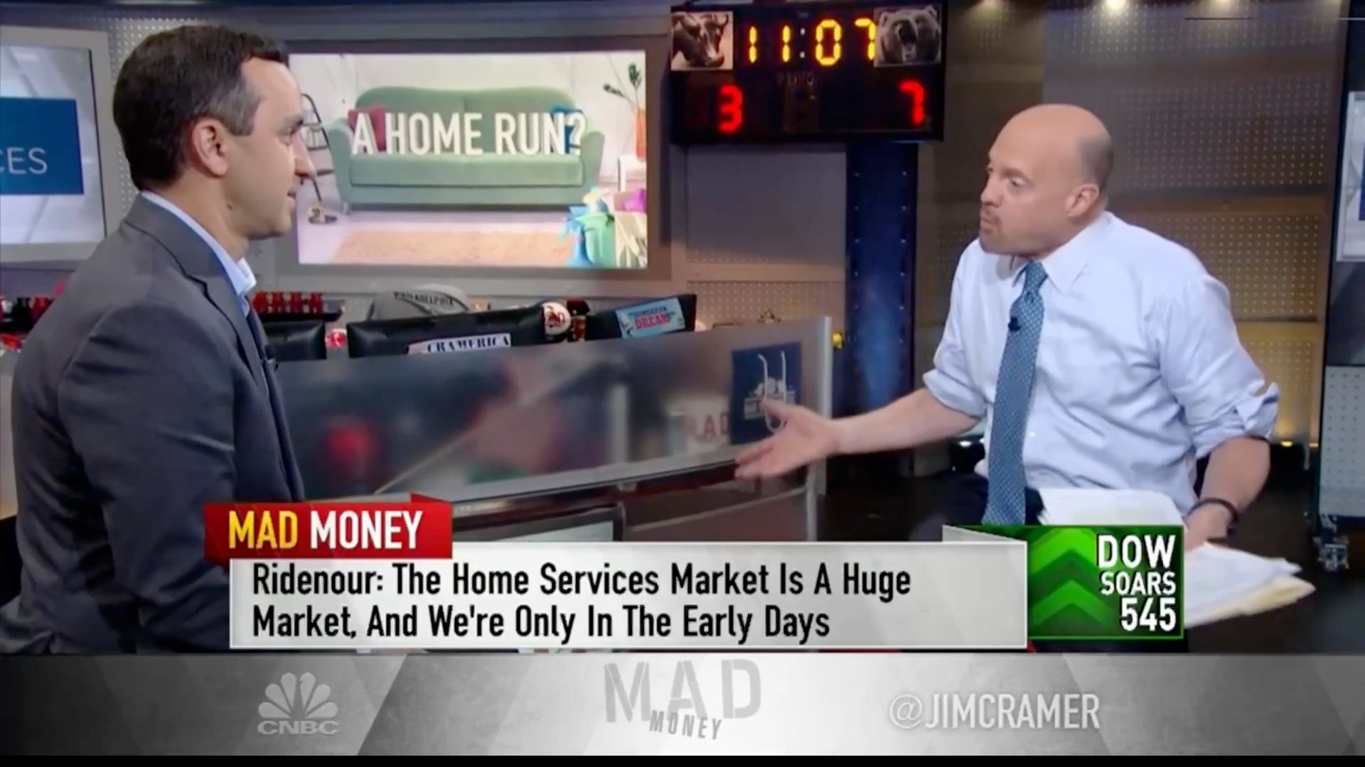 Home services market analysis on financial news